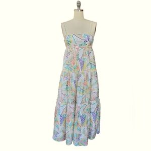 C/MEO COLLECTIVE x REVOLVE Set Up Midi Maxi Dress in Ivory Burnout